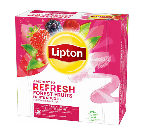 Lipton - Forest Fruit 100-pack - Svart