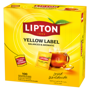 Lipton - Yellow Label 100-pack - Svart